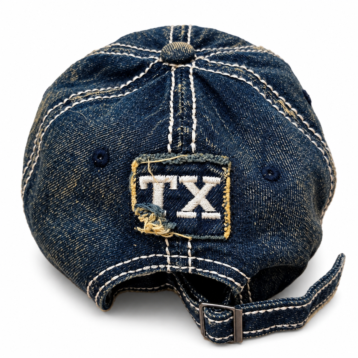 Vintage Austin Texas Distressed Denim Baseball Cap – Adjustable, One Size